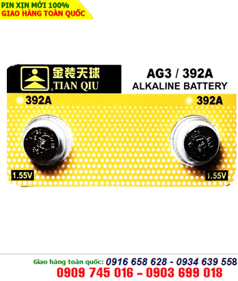 Tianqiu AG3; Pin cúc áo  1.5v Alkaline Tianqiu AG3-LR41 chính hãng 