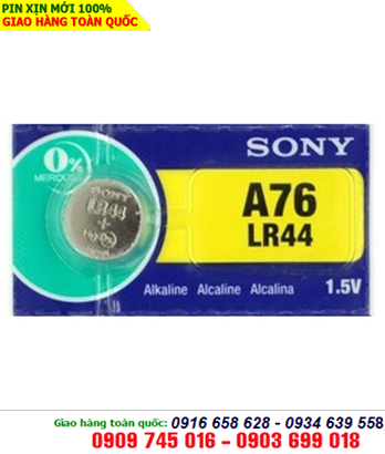Sony A76-LR44, Pin đồng xu 3v lithium Sony A76-LR44 Made in Indonesia