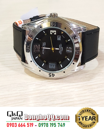 Q&Q DB00J305Y (Dây da ĐEN); Đồng hồ Nam Q&Q Attractive DB00J305Y chính hãng Q&Q Japan