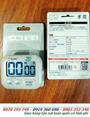 DRETEC T-791BE, Đồng hồ hẹn giờ đếm lùi TIMER DRETEC T-791BE chính hãng